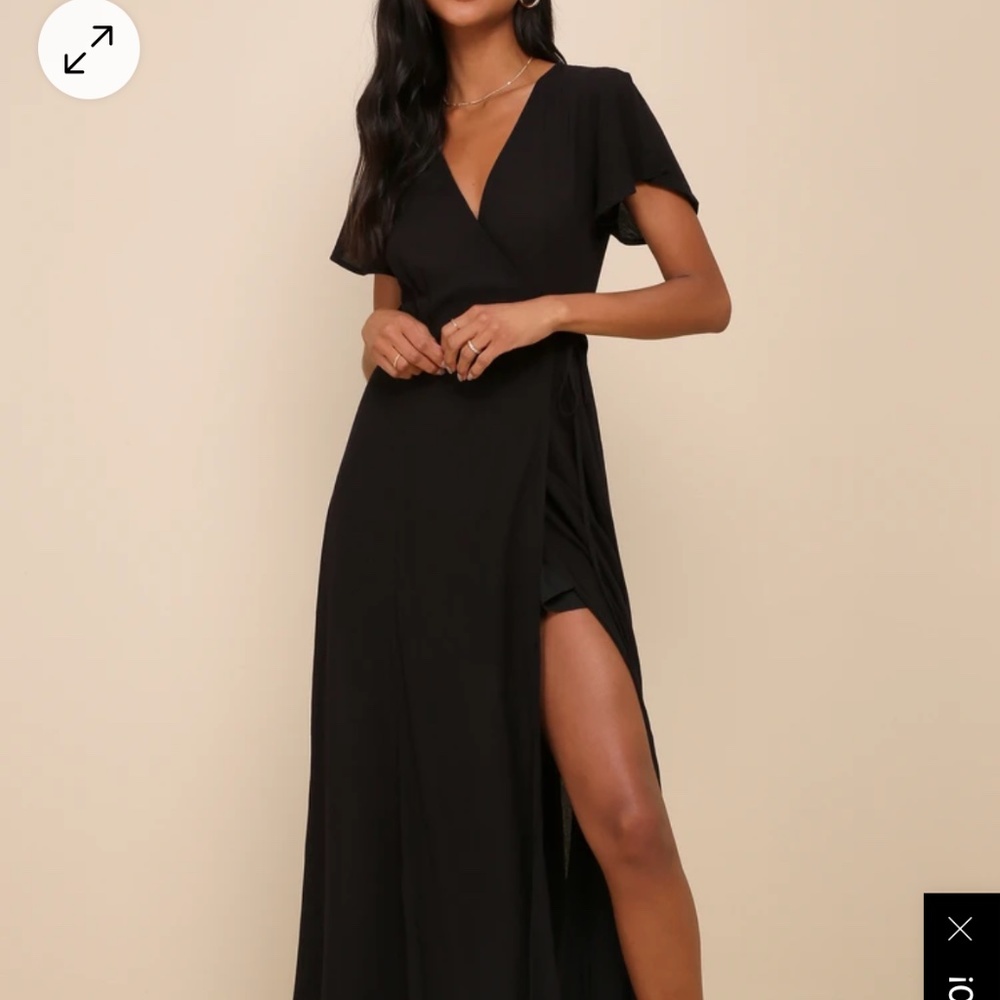 Lulus heart of marigold wrap dress